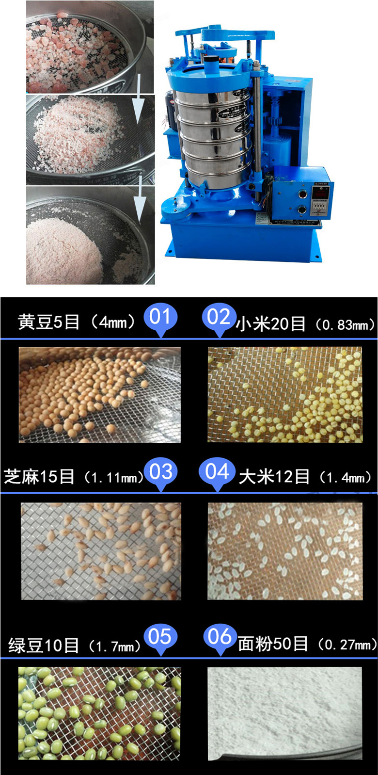 拍擊篩主要應(yīng)用范圍在化肥，建筑，化工，食品，醫(yī)藥，金屬等行業(yè)中