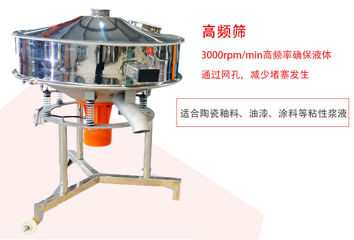 該產(chǎn)品是針對漿液過濾設(shè)計的一種高頻篩分機(jī)。